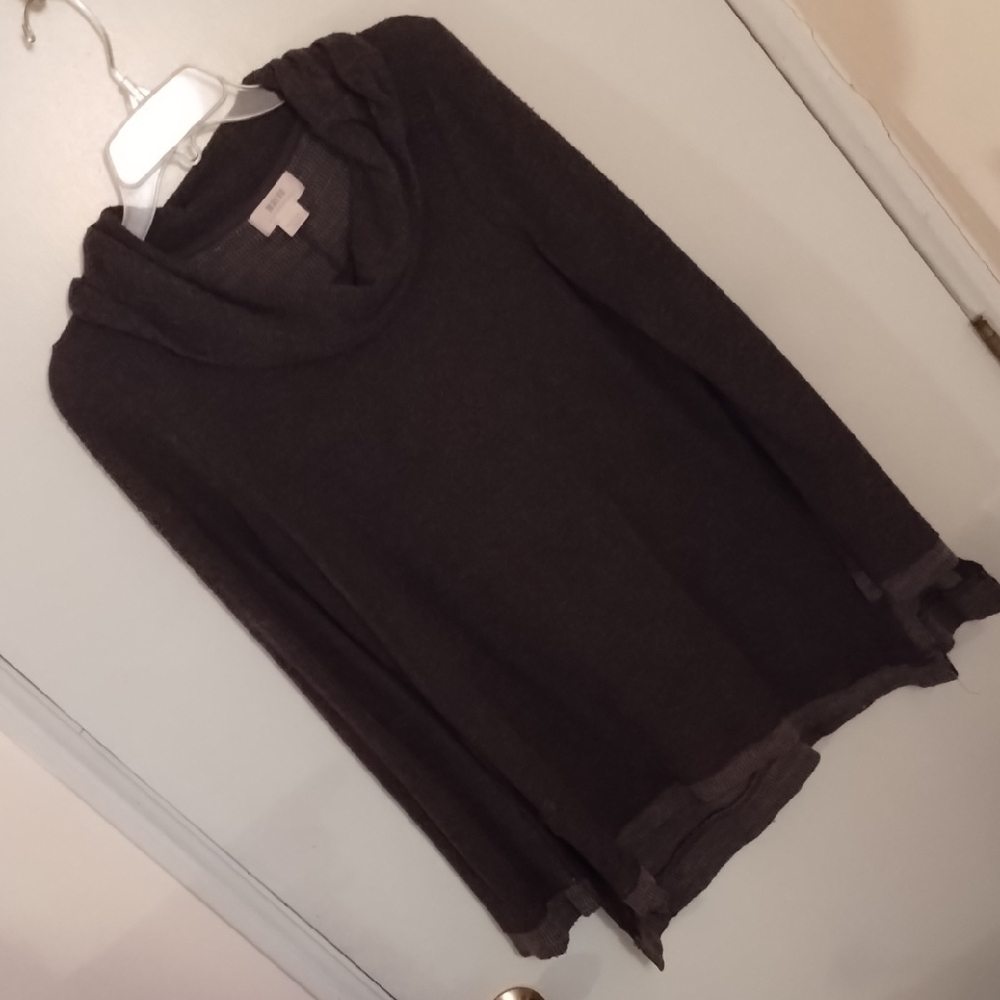 Anthropologie Maeve Charcoal Sweater